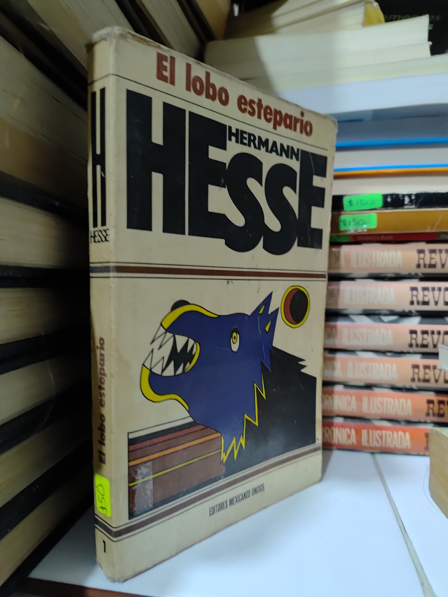 EL LOBO ESTEPARIO POR HERMANN HESSE USADO NOVELAS JUAREZ 507