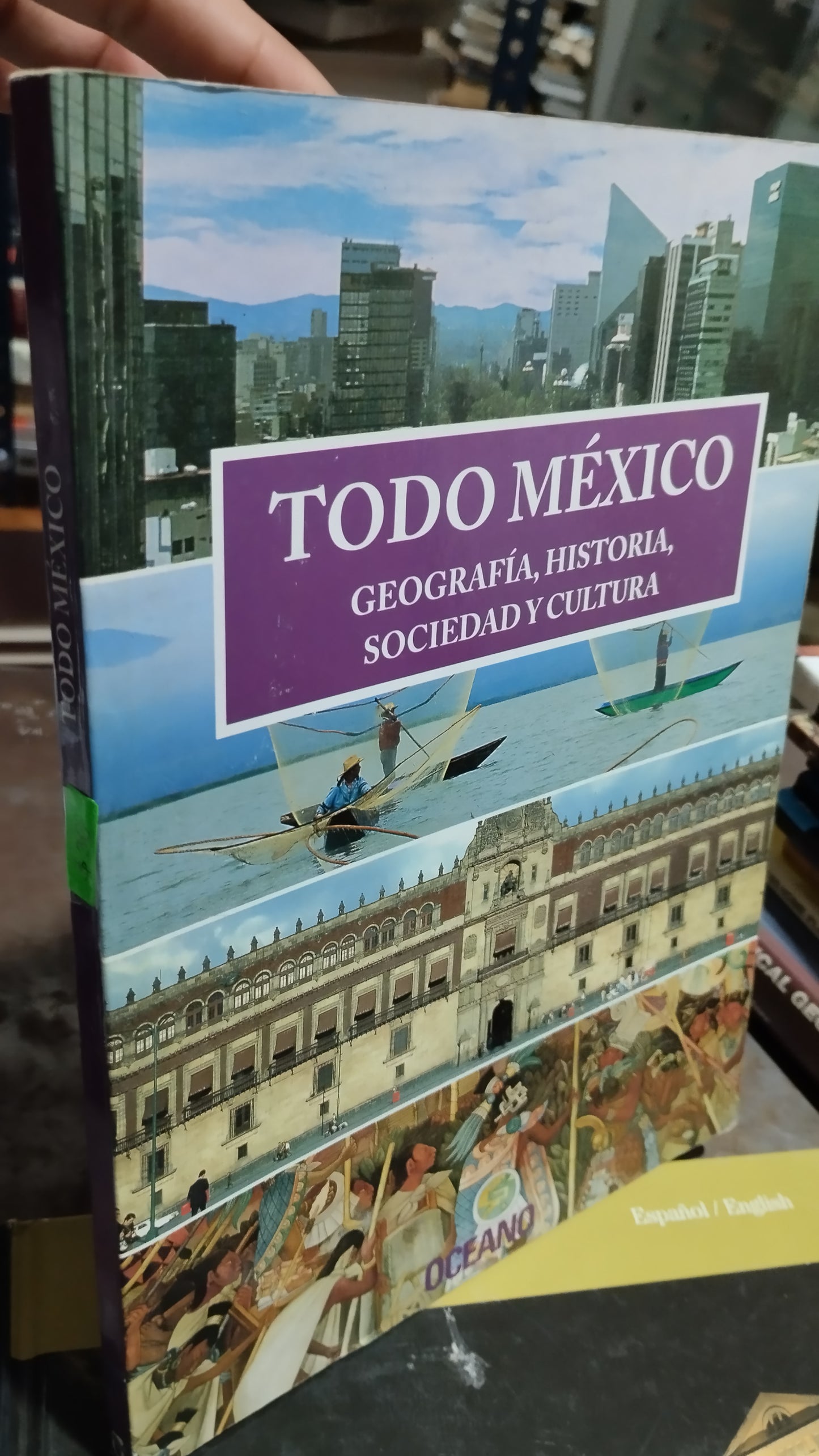 TODO MEXICO GEOGRAFIA HISTORIA SOCIEDAD Y CULTURA POR EDITORIAL OCEANO LIBRO USADO GEOGRAFÍA ALDAMA