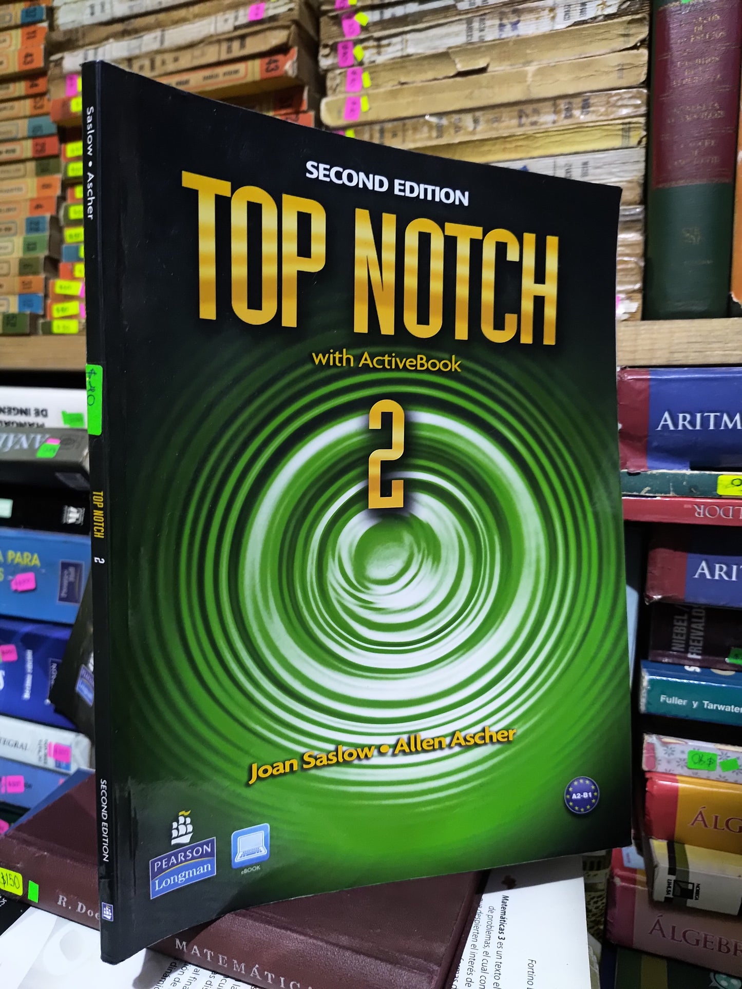 TOP NOTCH 2 SECOND EDITION POR JOAN SASLOW USADO IDIOMAS JUÁREZ 507