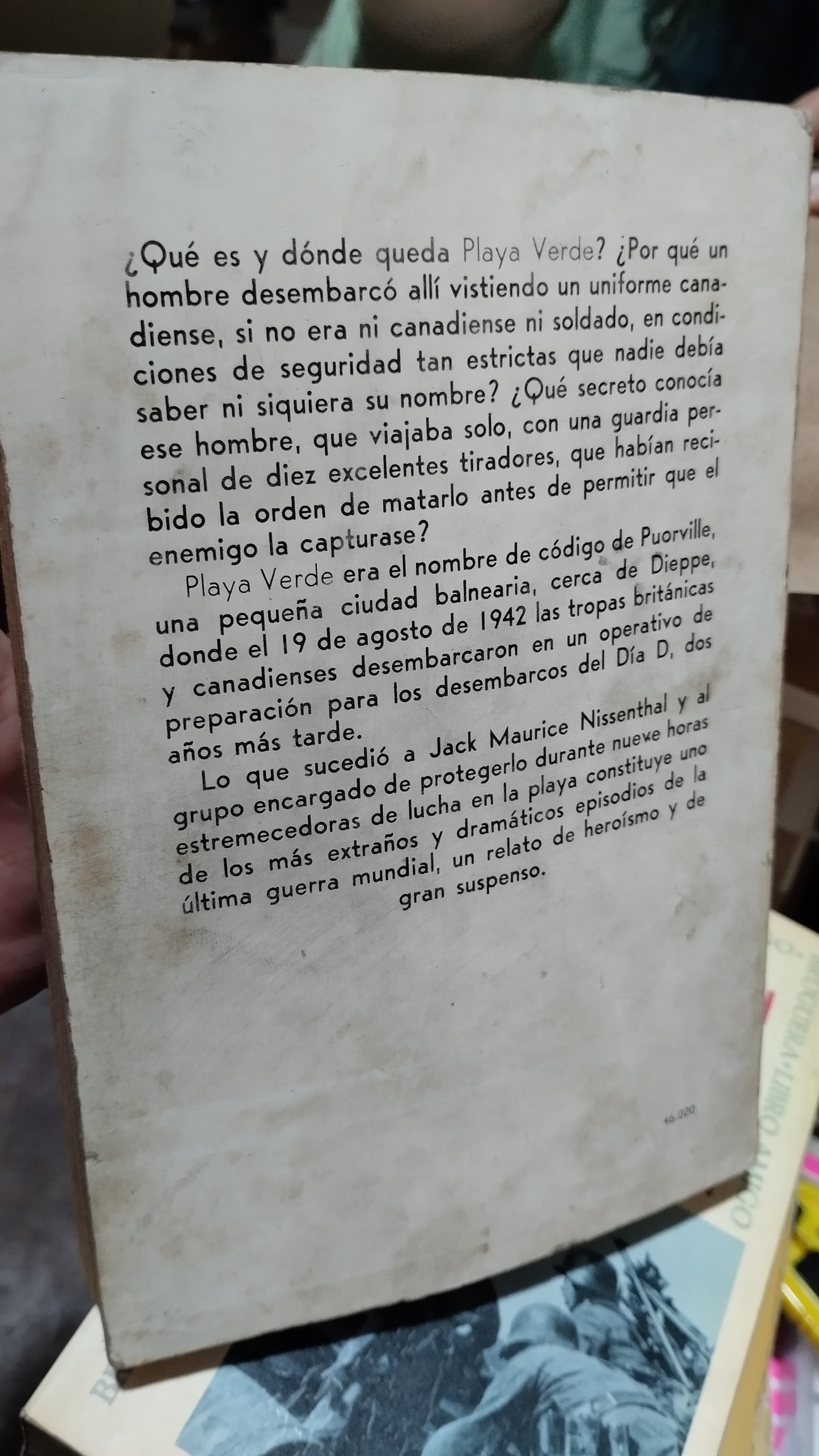MISION EN PLAYA VERDE POR JAMES LEASOR LIBRO USADO HISTORIA ALDAMA