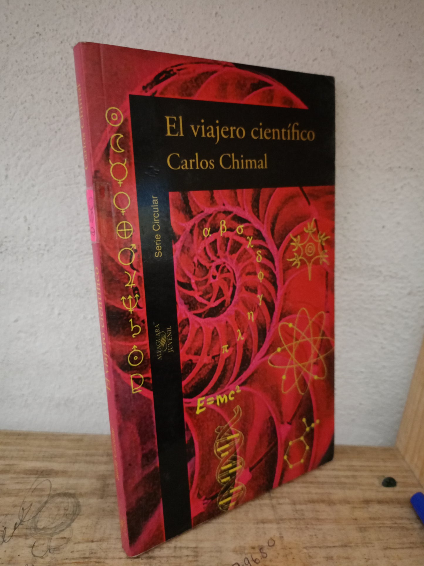 EL VIAJERO CIENTIFICO CARLOS CHIMAL USADO NOVELA LITERARIO 305