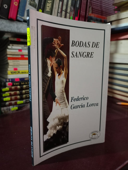 BODAS DE SANGRE POR FEDERICO GARCÍA LORCA USADO NOVELA LITERARIO 305