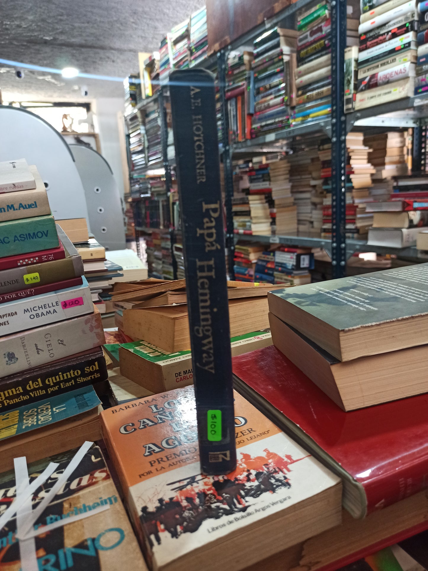 PAPÁ HEMINGWAY POR A. E. HOTCHNER USADO NOVELAS ALDAMA