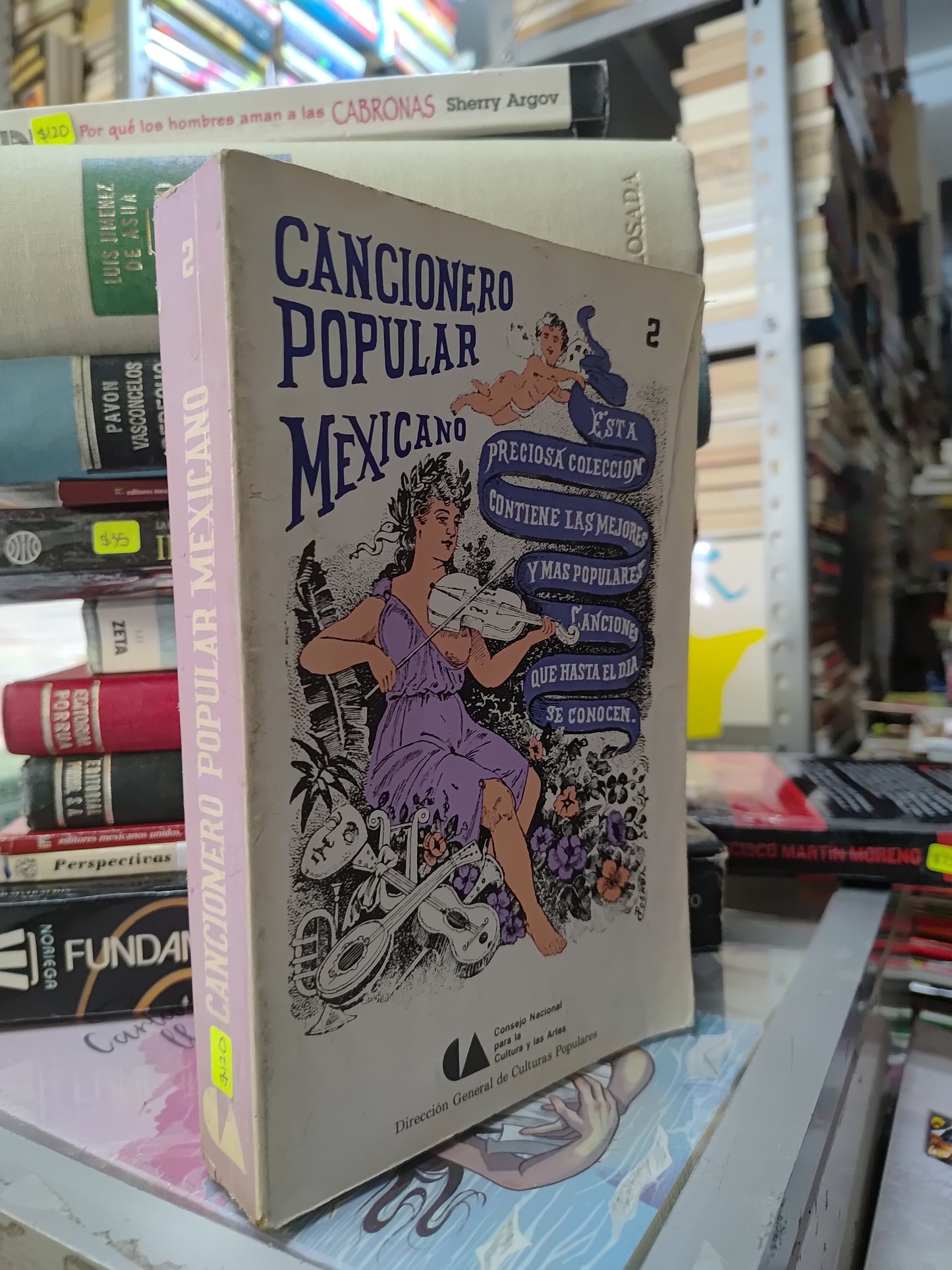 CANCIONERO POPULAR MEXICANO VOL 2 POR MARIO KURI ALDANA USADO MUSICA JUAREZ 515