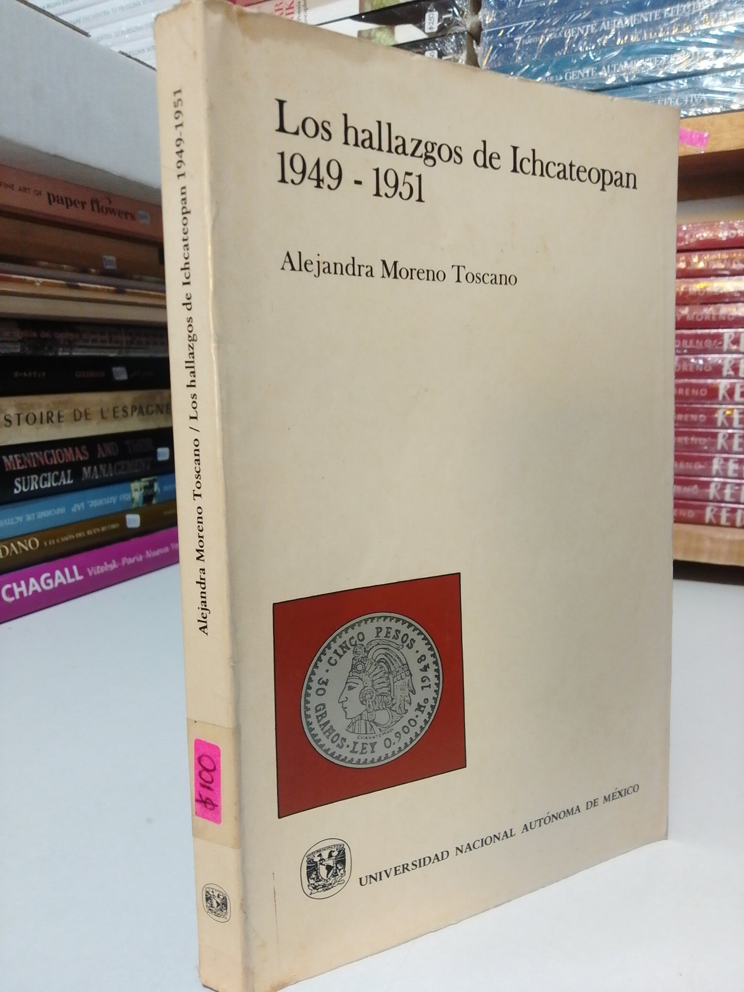 LOS HALLAZGOS DE ICHATEOPAN POR ALEJANDRO MORENO TOSCANO USADO HISTORIA JUÁREZ