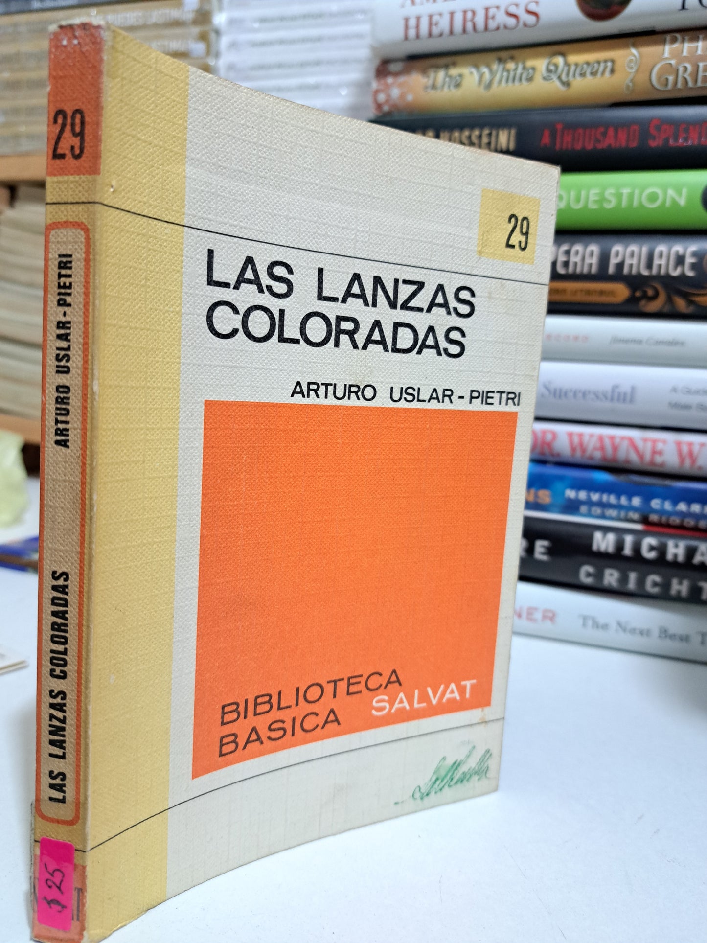 LAS LANZAS COLORADAS ARTURO USLAR-PIETRI USADO NOVELA JUÁREZ