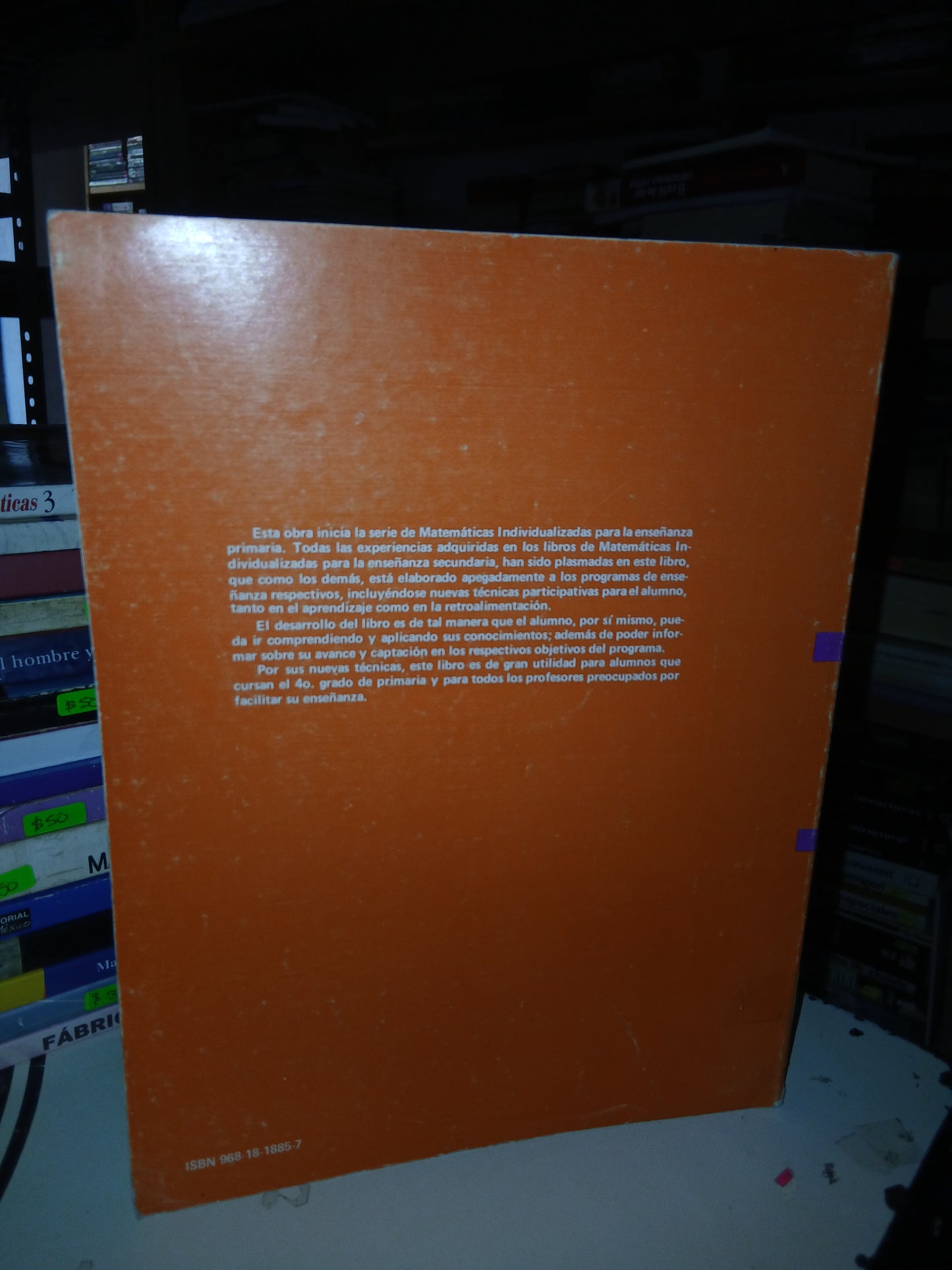 MATEMÁTICAS INDIVIDUALIZADAS POR RAÚL LÓPEZ GARCÍA Y JORGE LUIS PÉREZ CENICEROS USADO MATEMÁTICAS LITERARIO 207