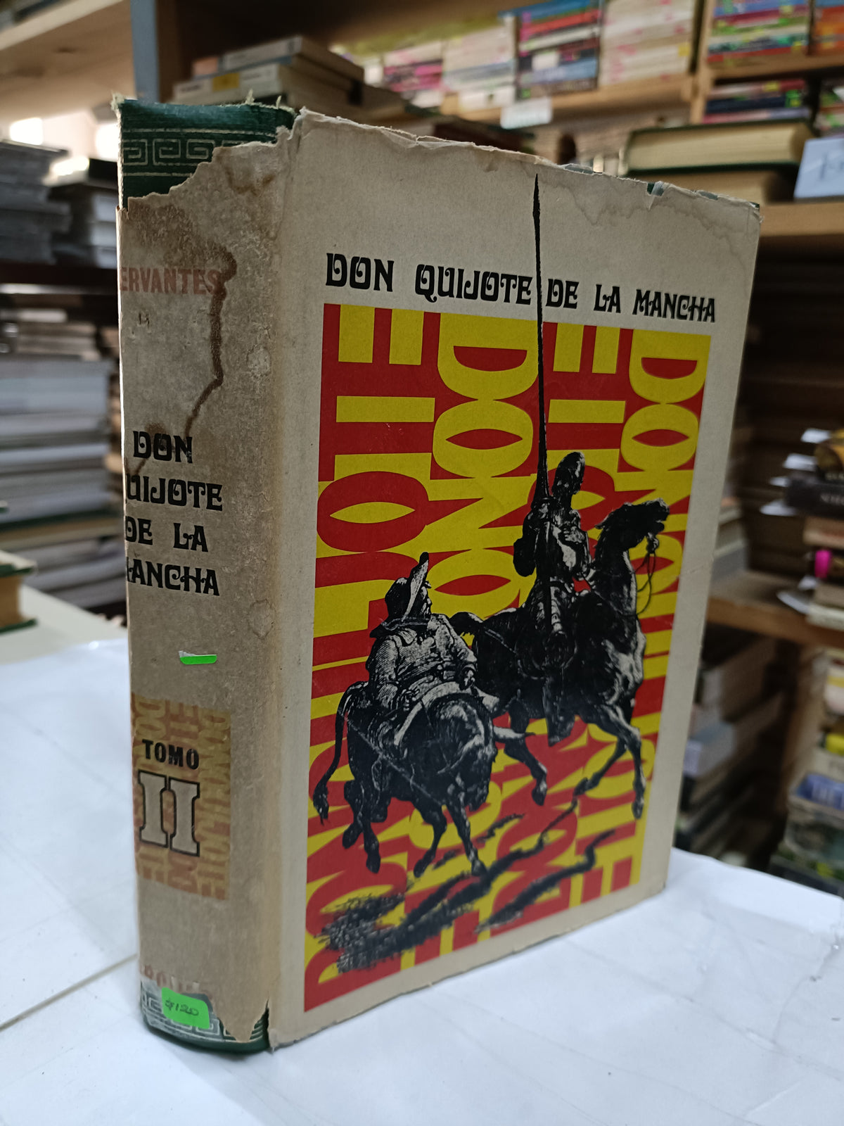 DON QUIJOTE DE LA MANCHA TOMO II POR CERVANTES USADO NOVELA LITERARIO 207