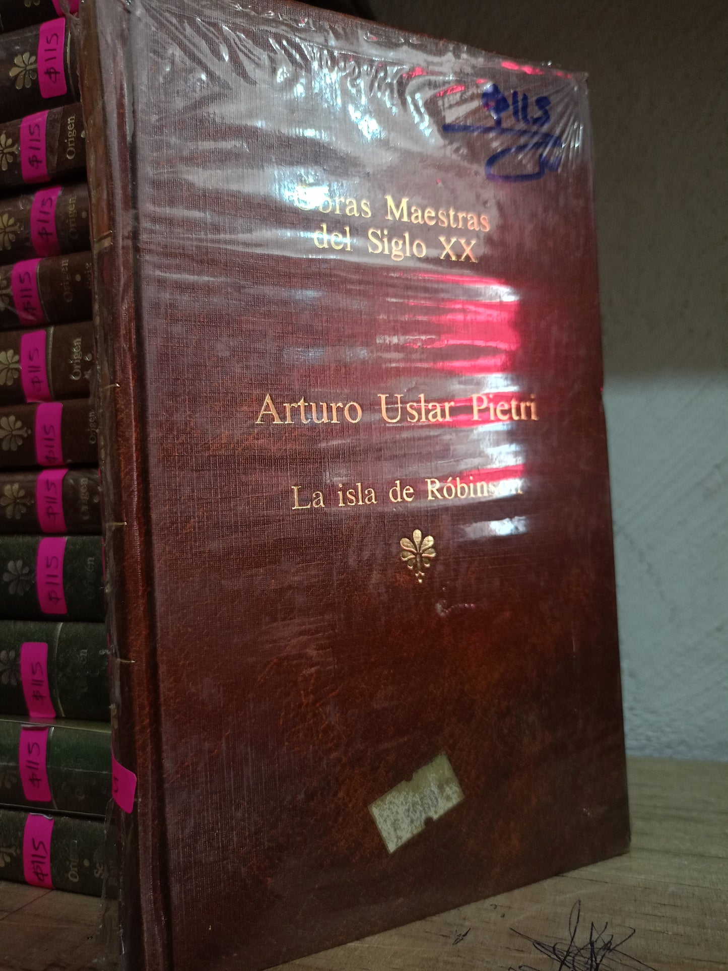 LA ISLA DE ROBINSON POR ARTURO USLAR PIETRI USADO NOVELA LITERARIO 305