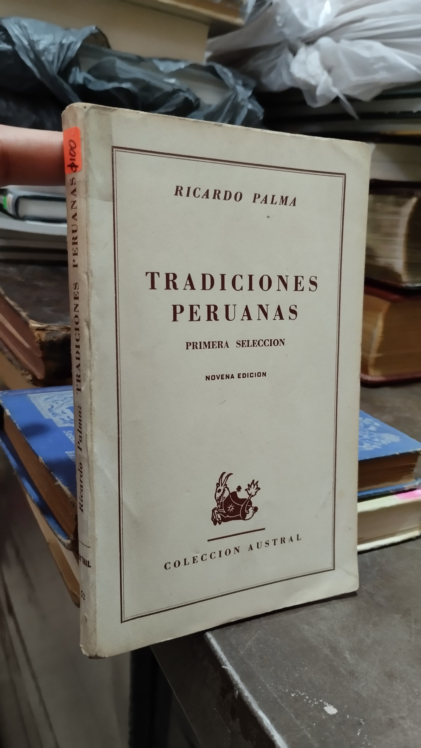 TRADICIONES PERUANAS POR RICARDO PALMA LIBRO USADO ANTIGUO ALDAMA