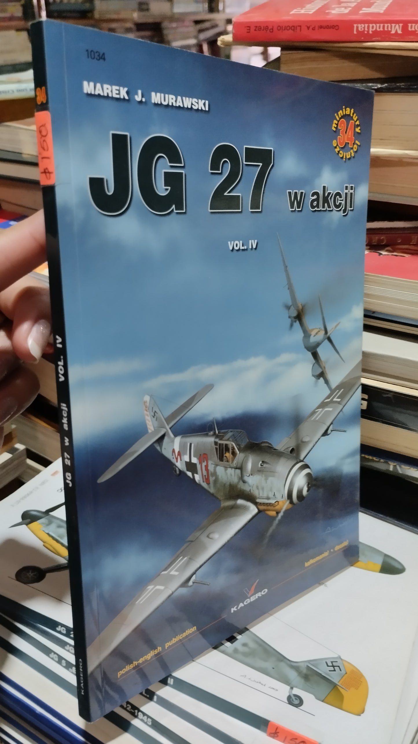 JG 27 W AKCJI 34 LIBRO USADO HISTORIA ALDAMA