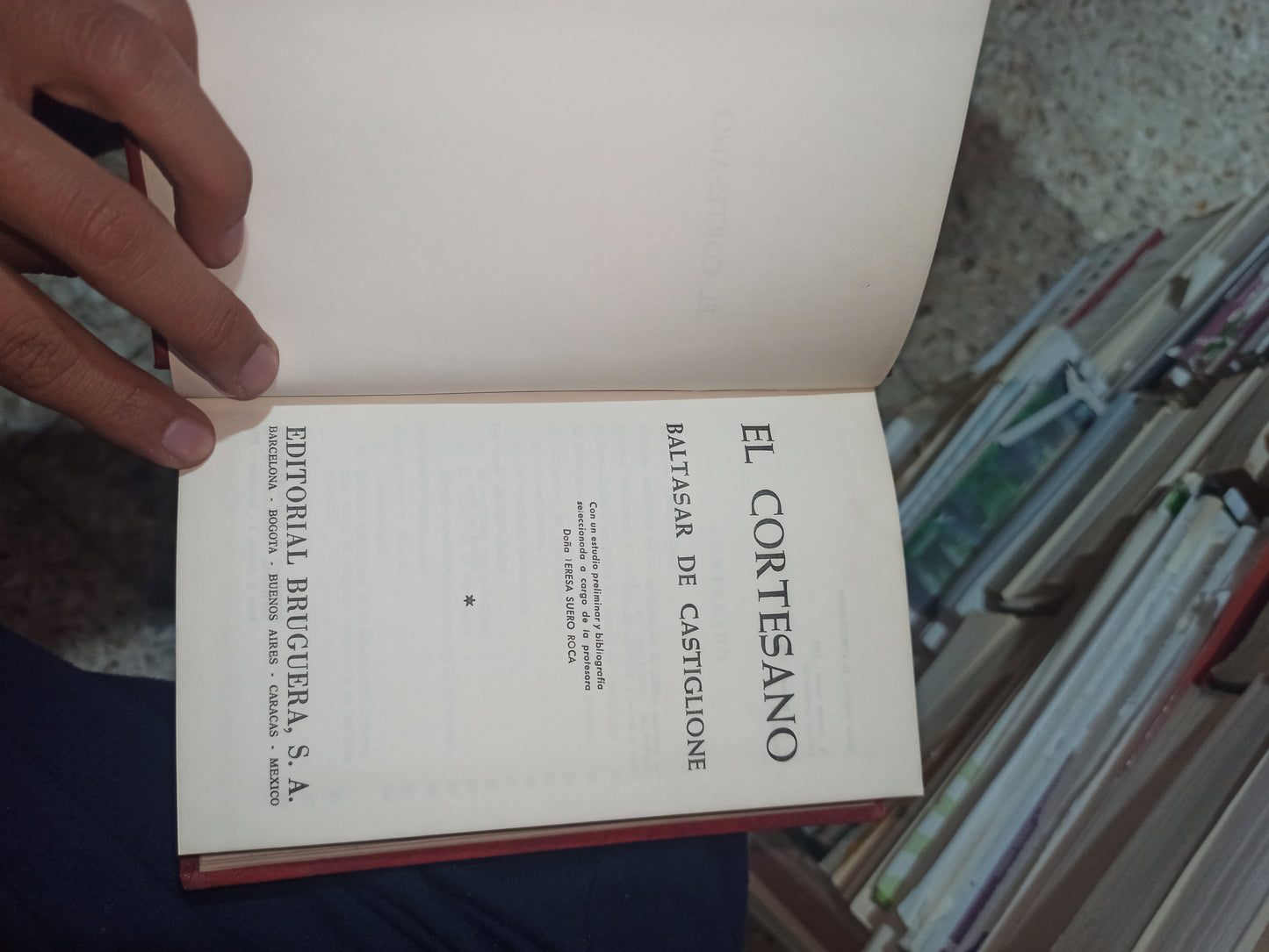 EL CORTESANO POR BALTASAR DE CASTIGLIONE USADO NOVELAS ALDAMA