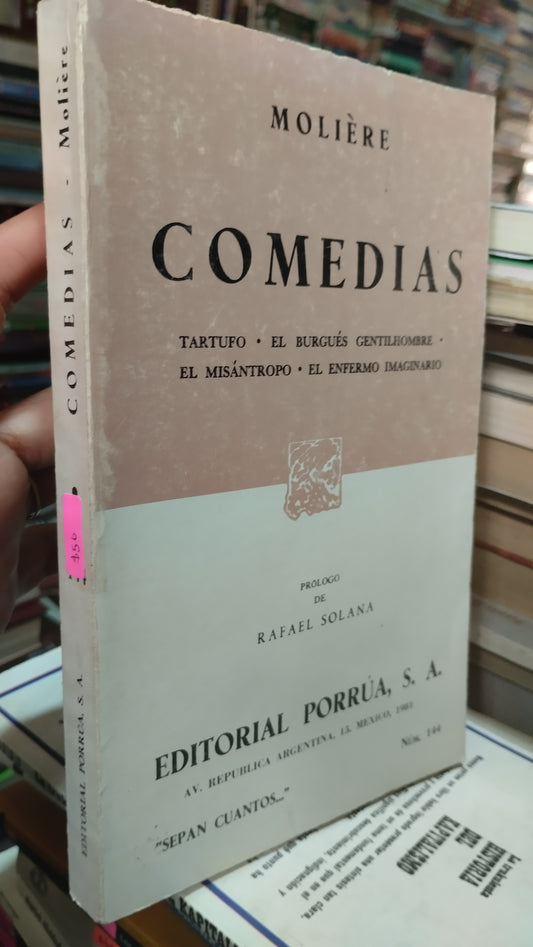COMEDIAS MOLIERE POR EDITORIAL PORRÚA LIBRO USADO NOVELAS ALDAMA