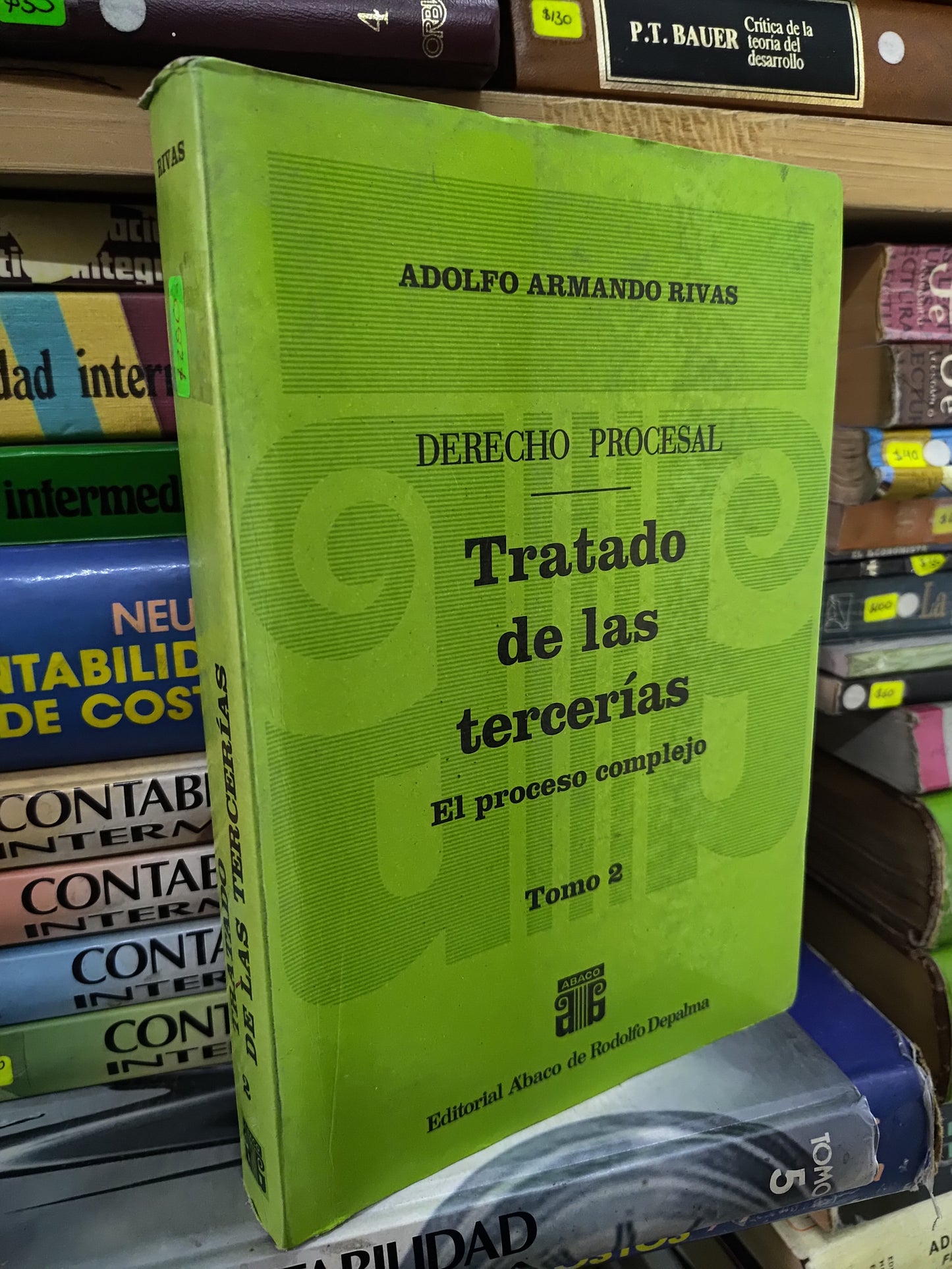 TRATADO DE LAS TERCERIAS POR ADOLFO ARMANDO RIVAS USADO DERECHO LITERARIO 207