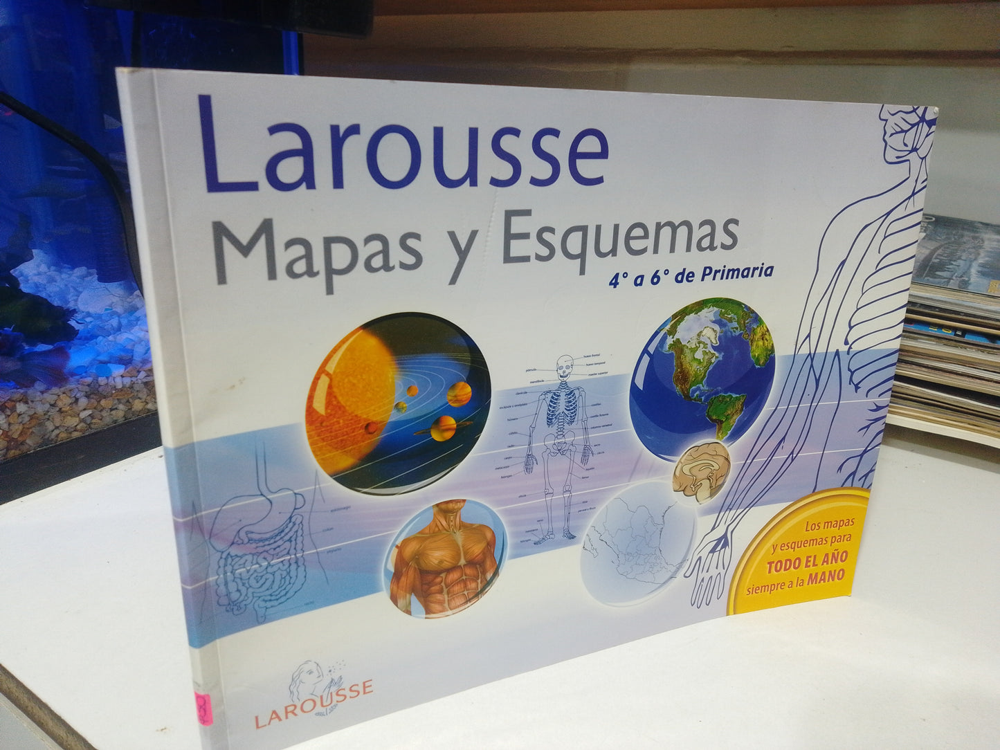 LAROUSSE MAPAS Y ESQUEMAS USADO EDUCACION JUAREZ