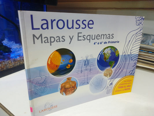 LAROUSSE MAPAS Y ESQUEMAS USADO EDUCACION JUAREZ
