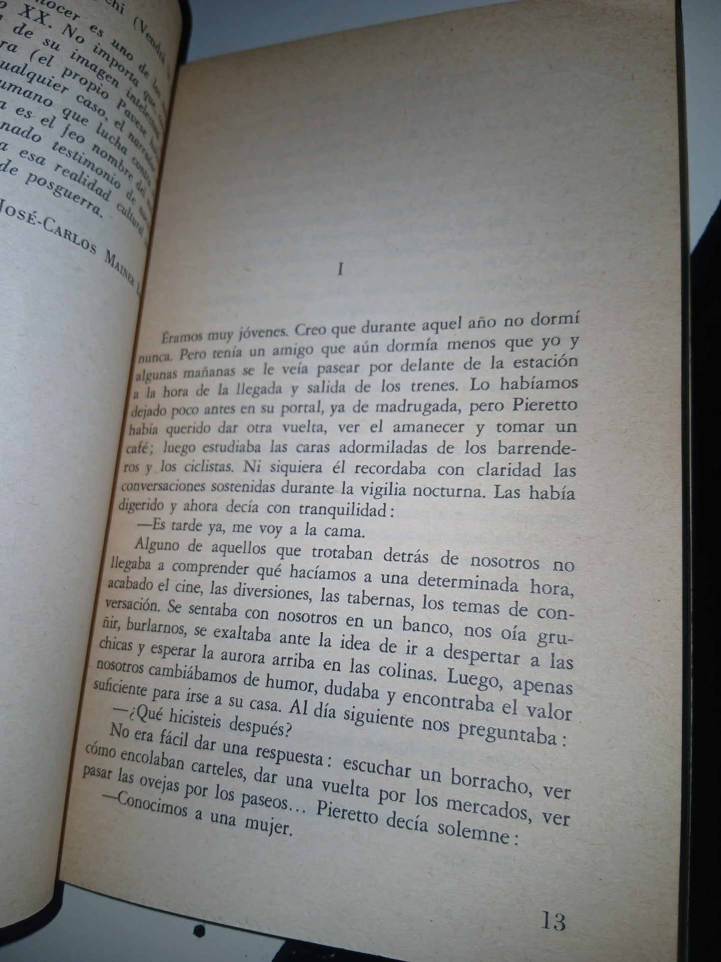 EL DIABLO SOBRE LAS COLINAS POR CESARE PAVESE USADO NOVELA LITERARIO 207