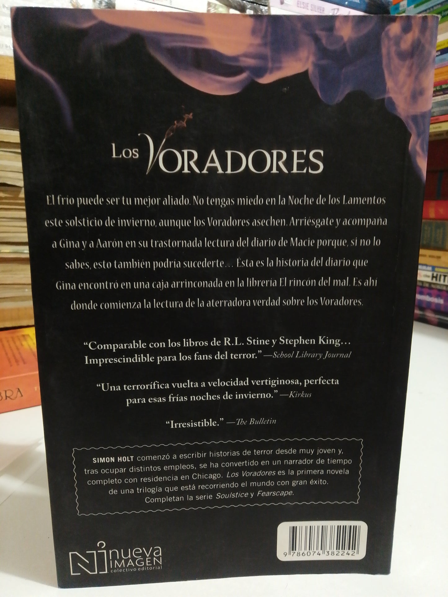 LOS VORADORES POR SIMON HOLT USADO NOVELAS JUAREZ