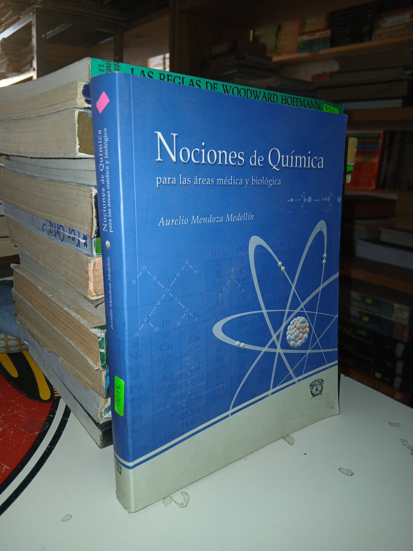 NOCIONES DE QUÍMICA PARA LAS ÁREAS MÉDICA Y BIOLÓGICA POR AURELIO MENDOZA MEDELLÍN USADO QUÍMICA LITERARIO 207