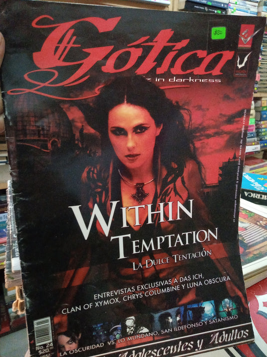 GOTICA WITHIN TEMPTATION LA DULCE TENTACIÓN USADO ARTE LITERARIO 207