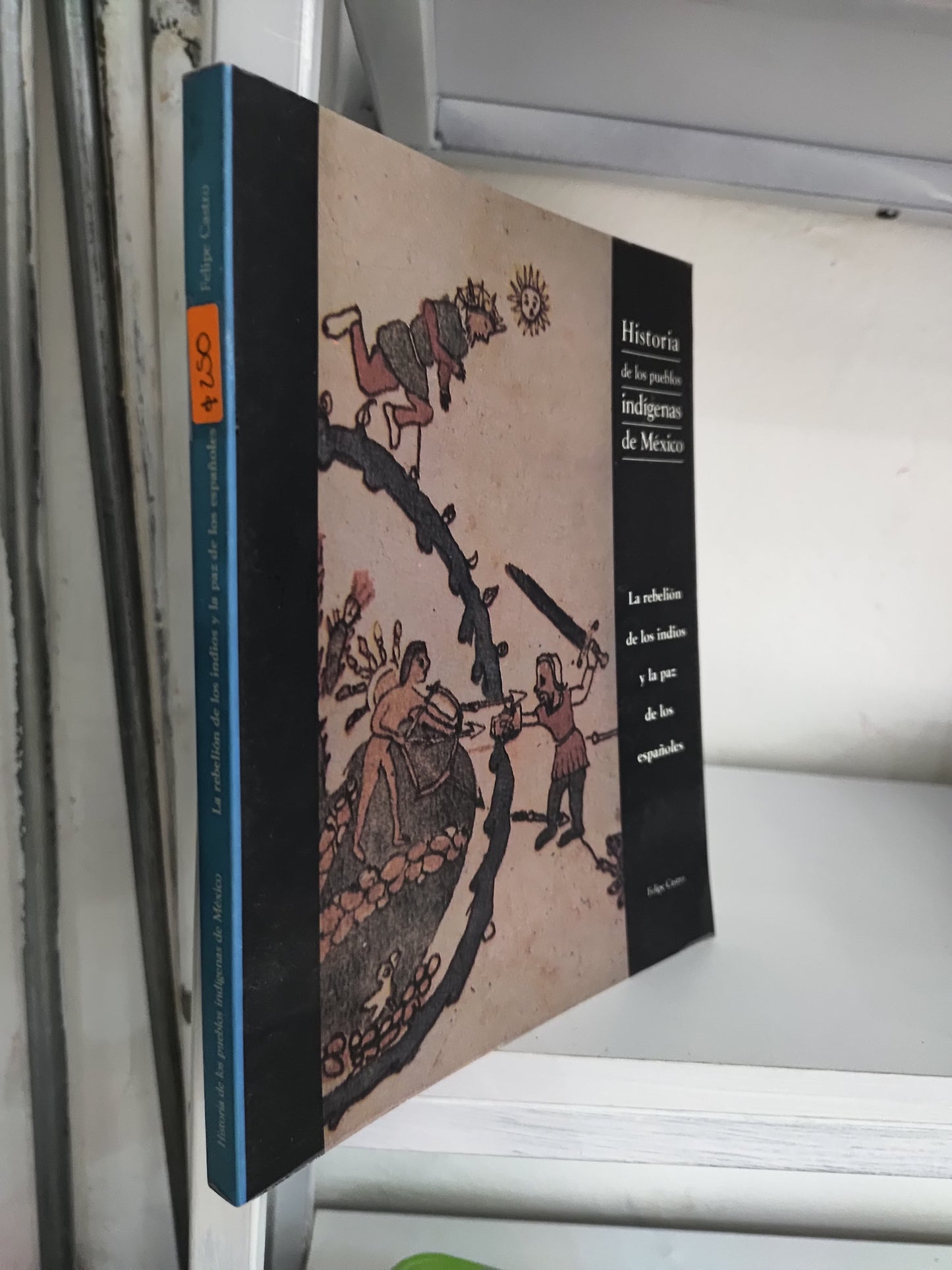 HISTORIA DE LOS PUEBLOS INDIGENAS DE MEXICO LA REBELION DE LOS INDIOS Y LA PAZ DE LOS ESPAÑOLES POR FELIPE CASTRO USADO HISTORIA JUAREZ 515