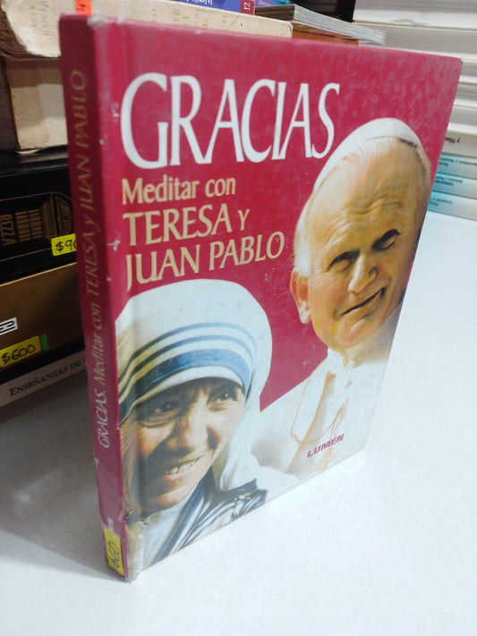GRACIAS MEDITAR CON TERESA Y JUAN PABLO USADO RELIGION JUAREZ