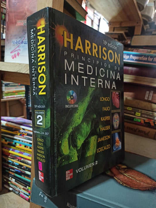 HARRISON PRINCIPIOS DE MEDICINA INTERNA POR VARIOS AUTORES USADO SALUD ALDAMA