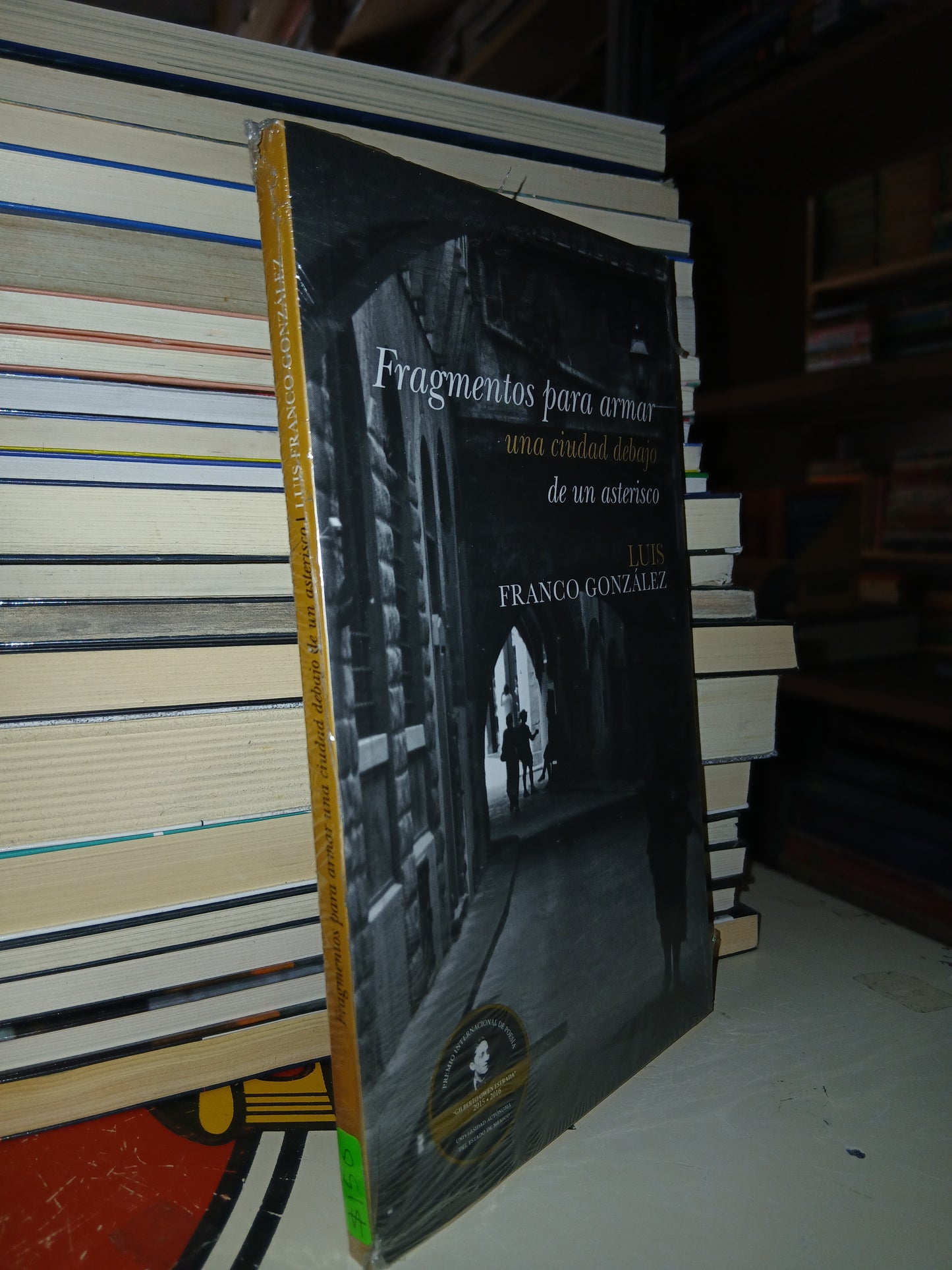 FRAGMENTOS PARA ARMAR UNA CIUDAD DEBAJO DE UN ASTERISCO POR LUIS FRANCO GONZÁLEZ USADO NOVELA LITERARIO 207