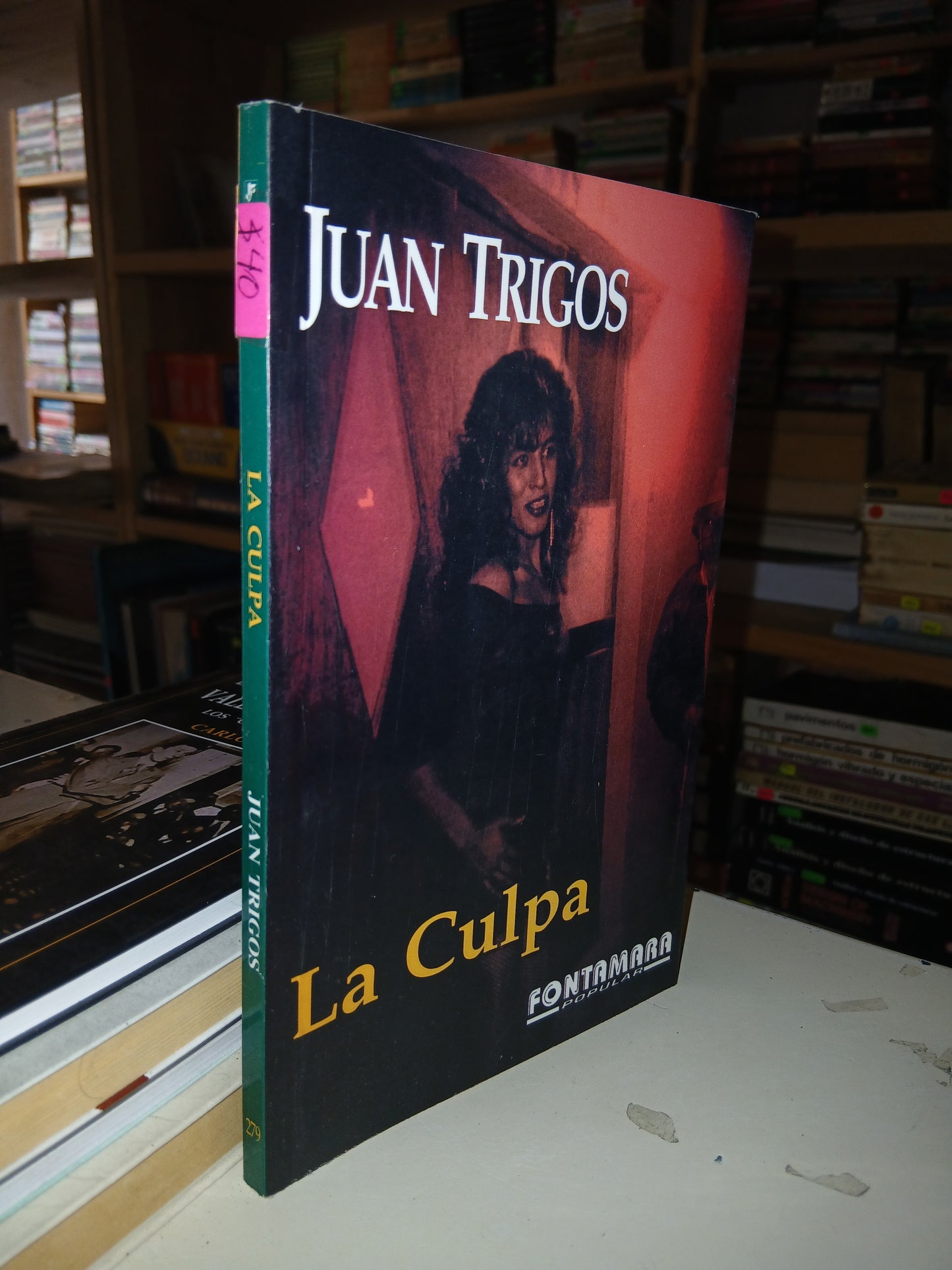LA CULPA POR JUAN TRIGOS USADO NOVELA LITERARIO 207
