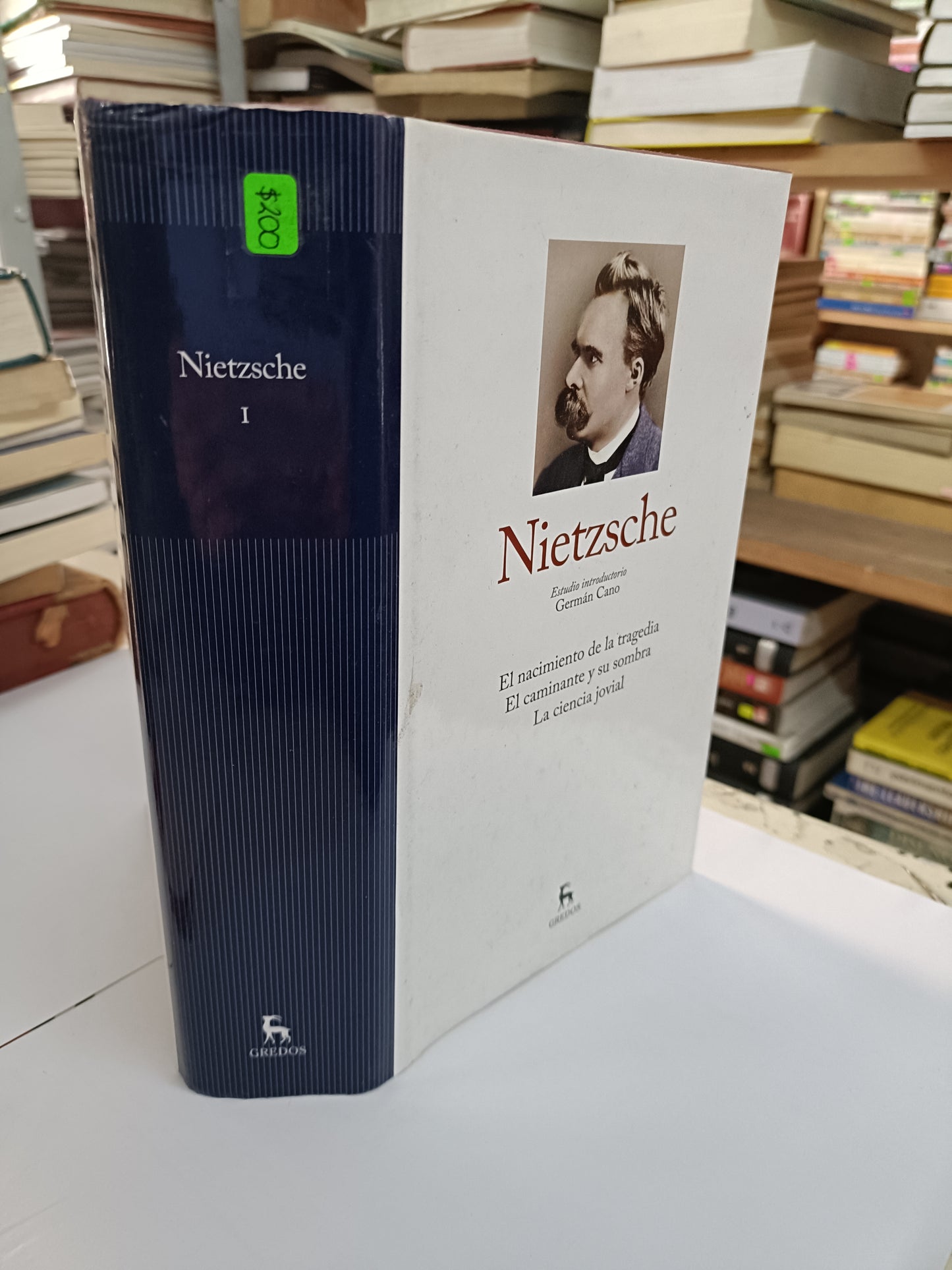 NIETZSCHE I EL NACIMIENTO DE LA TRAGEDIA, EL CAMINANTE Y SU SOMBRA, LA CIENCIA JOVIAL USADO NOVELA LITERARIO 207