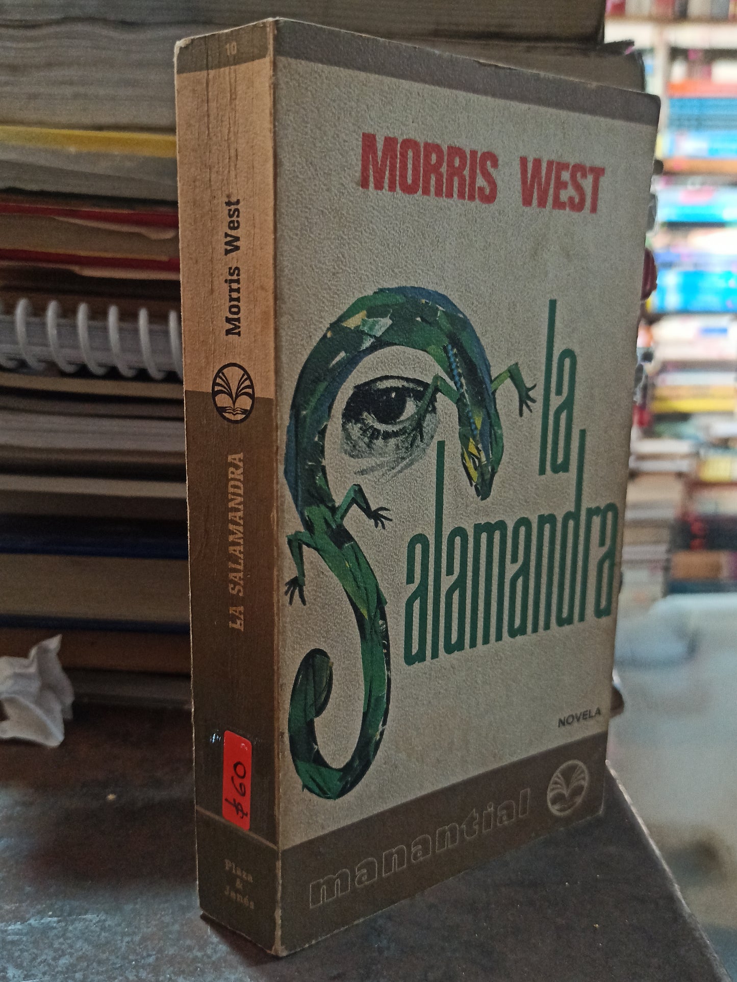 LA SALAMANDRA POR MORRIS WEST USADO NOVELAS ALDAMA