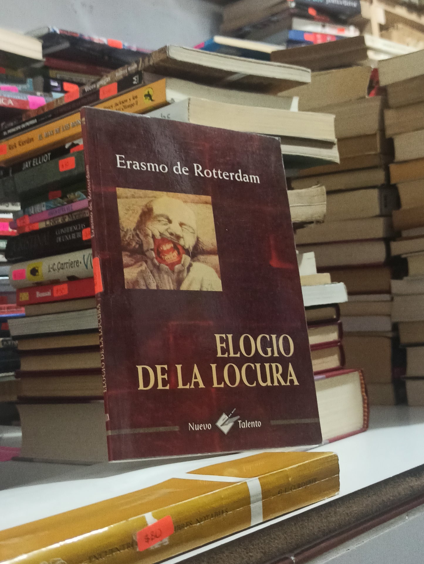 ELOGIO DE LA LOCURA POR ERASMO DE ROTTERDAM USADO NOVELAS JUÁREZ