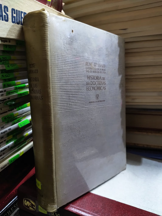 HISTORIA DE LAS DOCTRINAS ECONOMICAS POR RENE GONNARD USADO HISTORIA JUAREZ 507