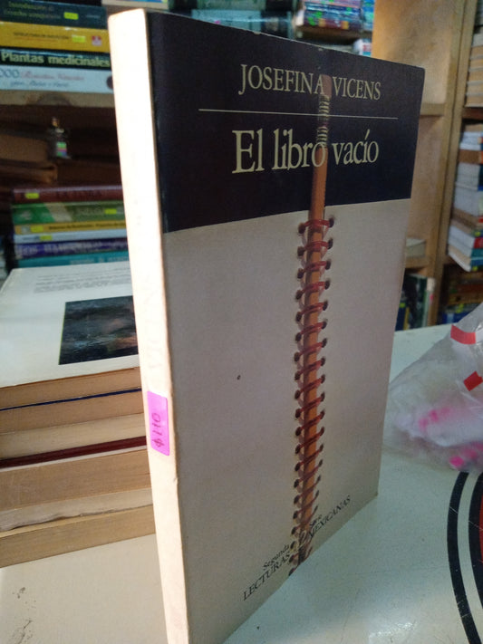 EL LIBRO VACIO POR JOSEFINA VICENS USADO NOVELA LITERARIO 207