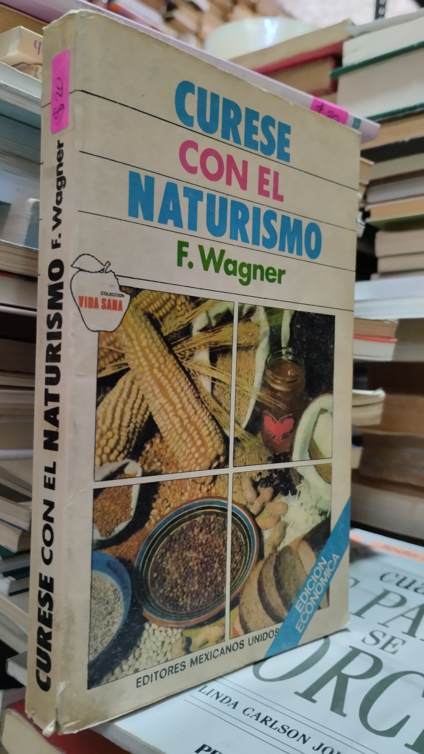 CURESE CON EL NATURISMO POR F WAGNER LIBRO USADO SUPERACION PERSONAL ALDAMA