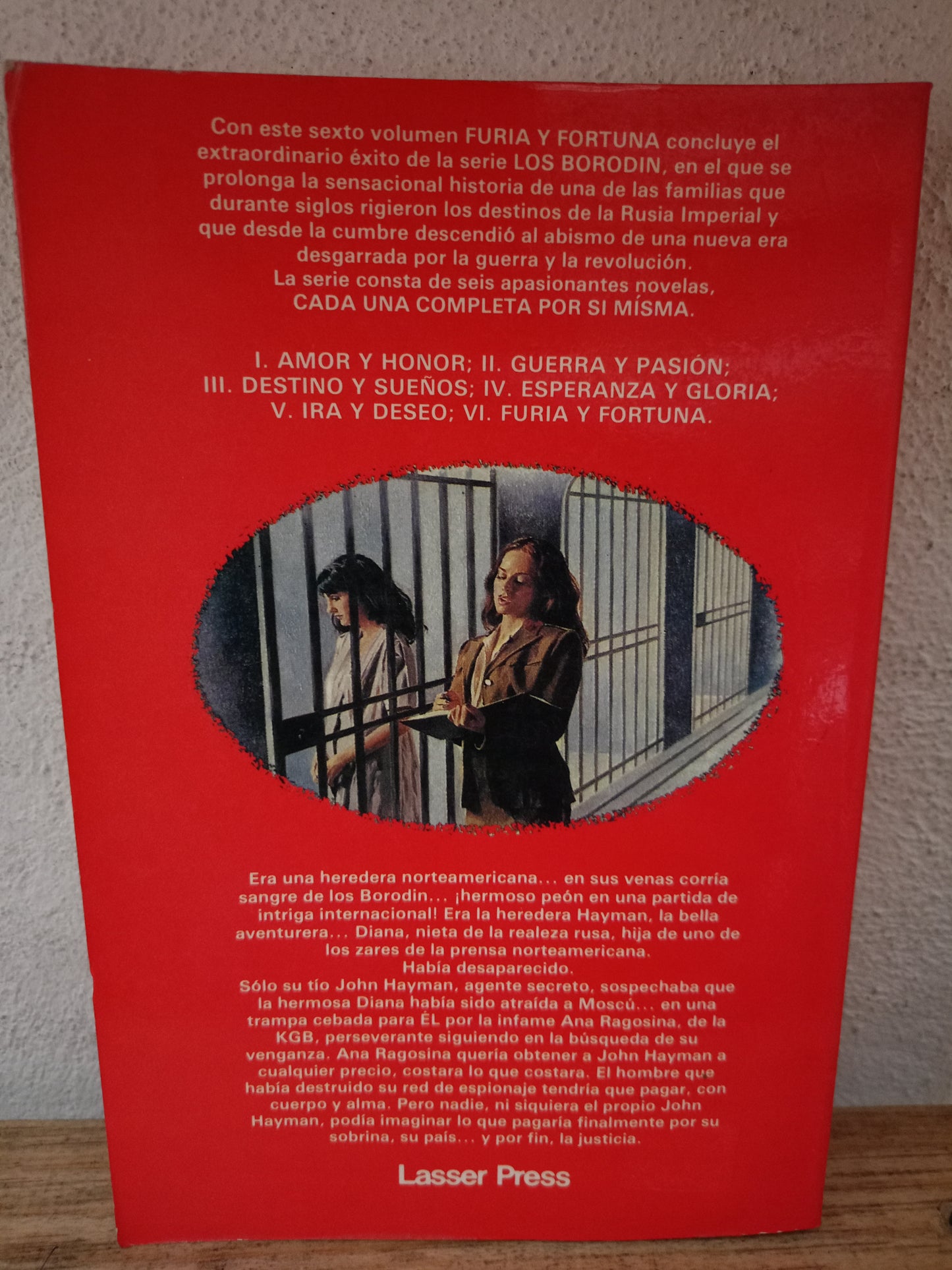 LOS BORODIN VI FURIA Y FORTUNA POR LESLIE ARLEN USADO NOVELA LITERARIO 305