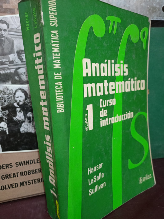 ANÁLISIS MATEMÁTICO POR HAASER LASALLE SULLIVAN USADO MATE LITERARIO 305