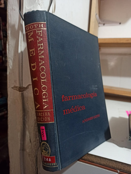 FARMACOLOGIA MEDICA POR ANDRES GOTH USADO SALUD JUÁREZ
