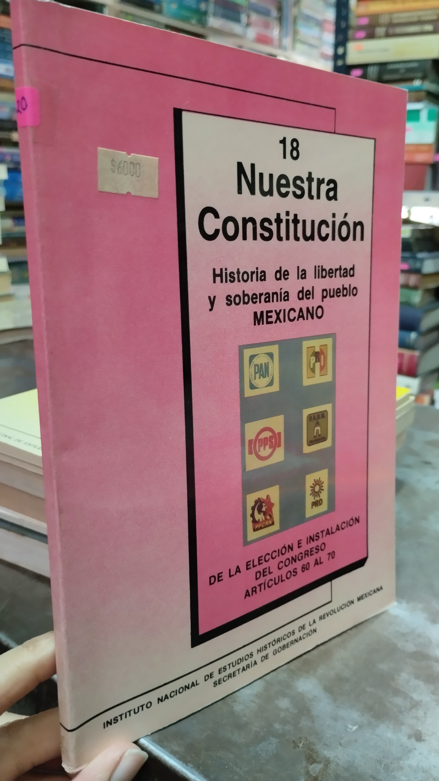 HISTORIA DE LA LIBERTAD Y SOBERANIA DEL PUEBLO MEXICANO 18 LIBRO USADO DERECHO ALDAMA
