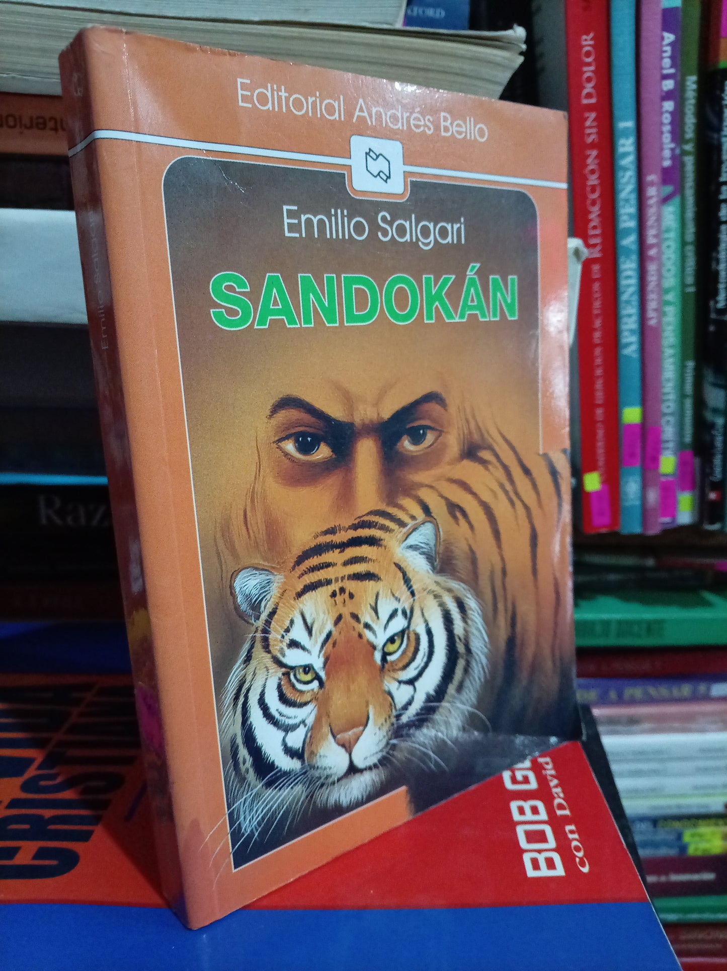 SANDOKAN POR EMILIO SALGARI USADO NOVELA LITERARIO 305