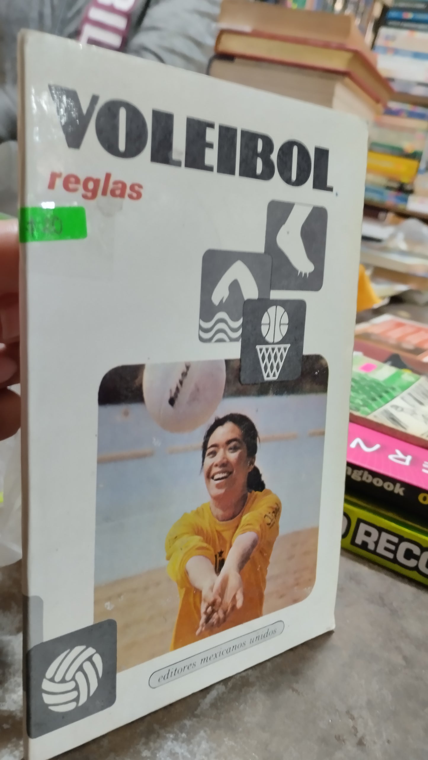 VOLEIBOL REGLAS LIBRO USADO DEPORTES ALDAMA