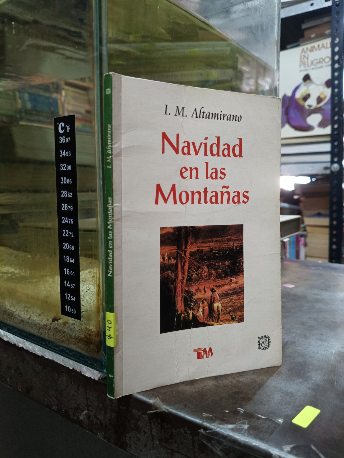 NAVIDAD EN LAS MONTAÑAS POR IGNACIO MANUEL ALTAMIRANO USADO NOVELA ALDAMA