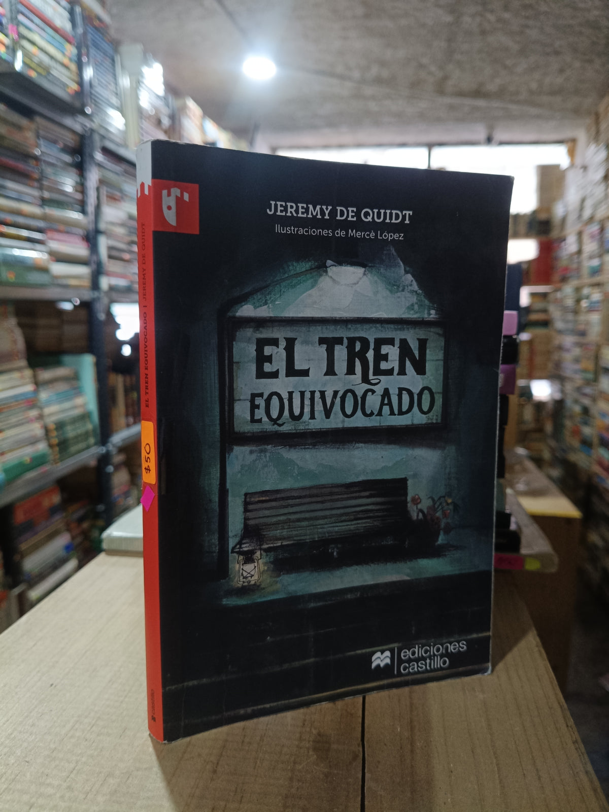 EL TREN EQUIVOCADO POR JEREMY DE QUIDT USADO NOVELA ALDAMA