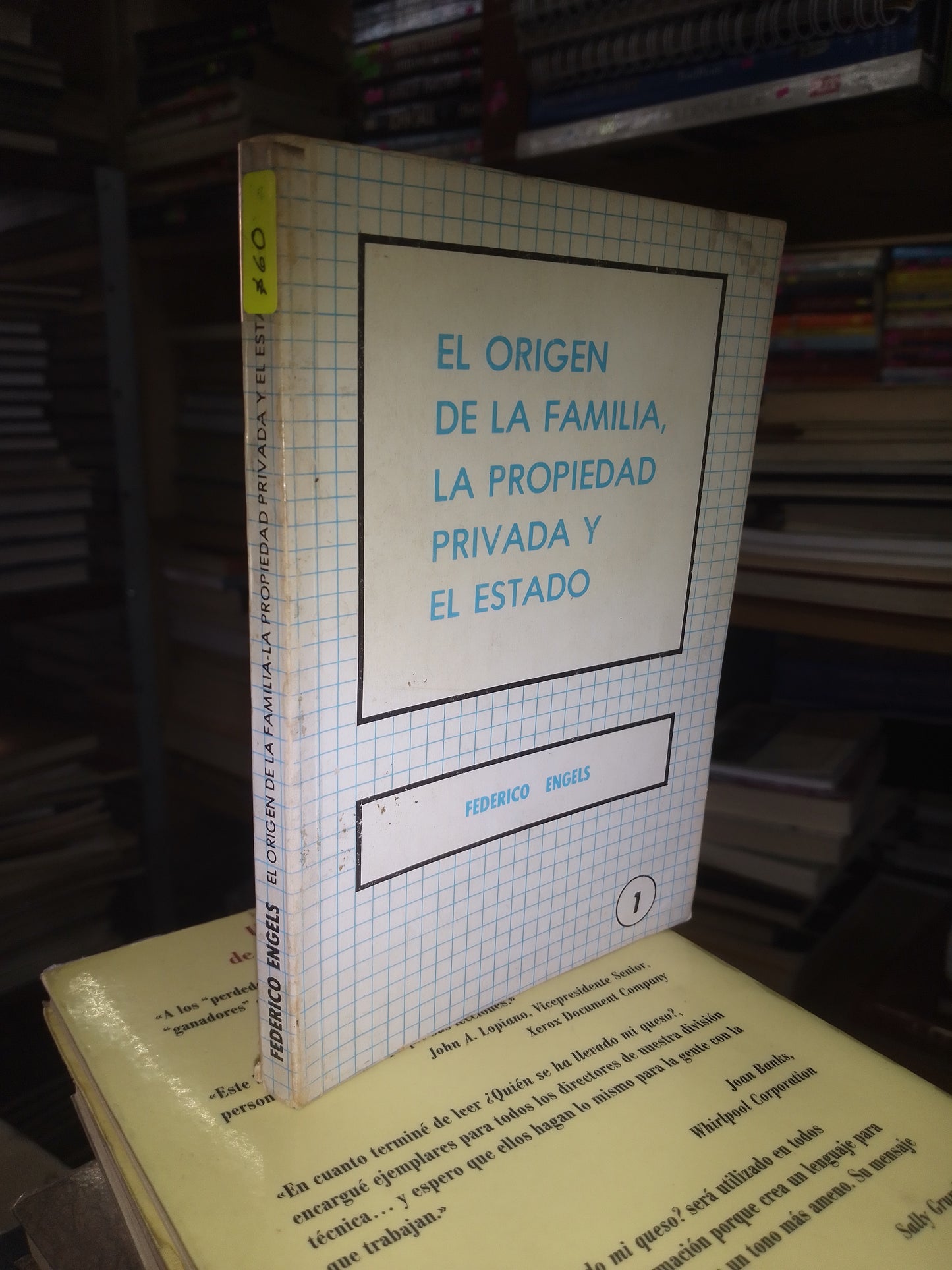 EL ORIGEN DE LA FAMILIA, LA PROPIEDAD PRIVADA Y EL ESTADO POR FEDERICO ENGELS USADO SOCIOLOGÍA LITERARIO 207
