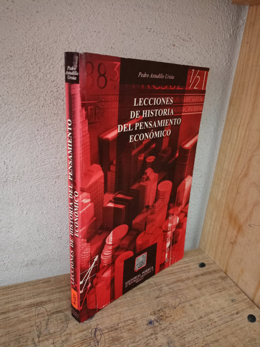 LECCIONES DE HISTORIA DEL PENSAMIENTO ECONÓMICO POR PEDRO ASTUDILLO URSÚA USADO DERECHO LITERARIO 305