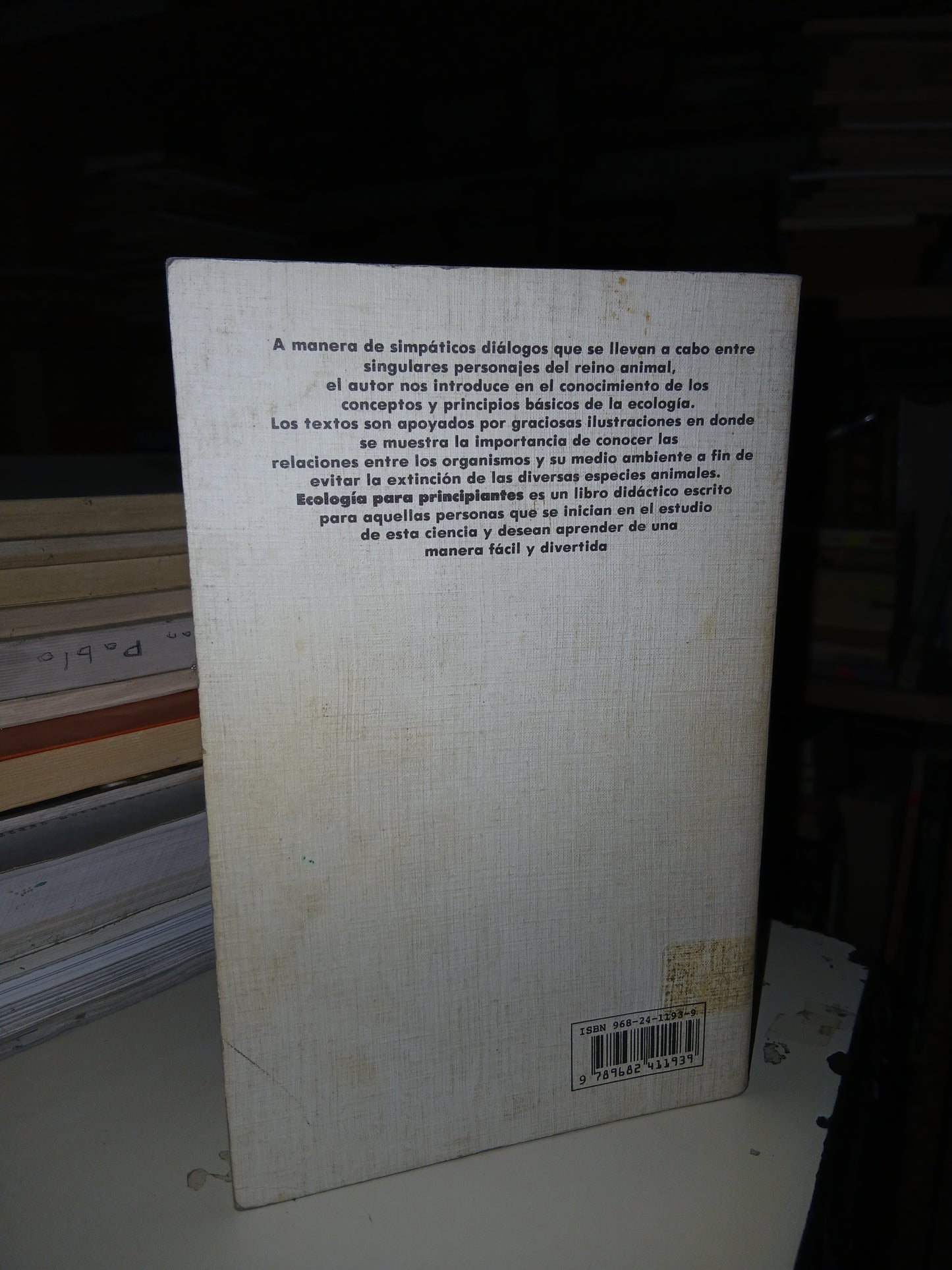 ECOLOGÍA PARA PRINCIPIANTES POR FEDERICO ARANA USADO BIOLOGÍA LITERARIO 207