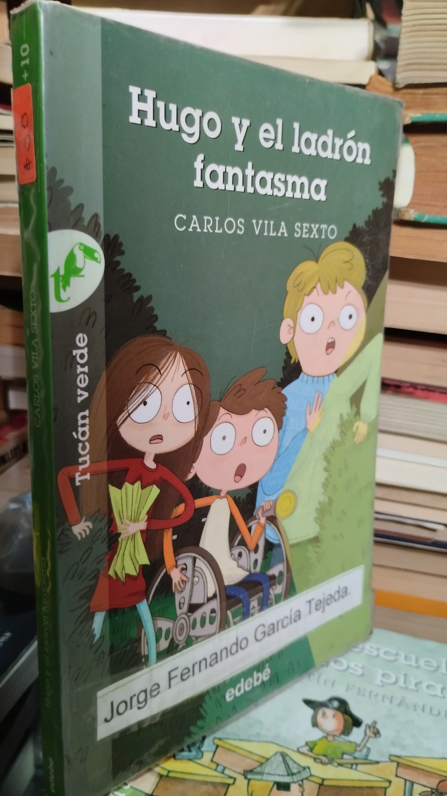 HUGO Y EL LADRON FANTASMA POR CARLOS VILA SEXTO LIBRO USADO INFANTIL ALDAMA