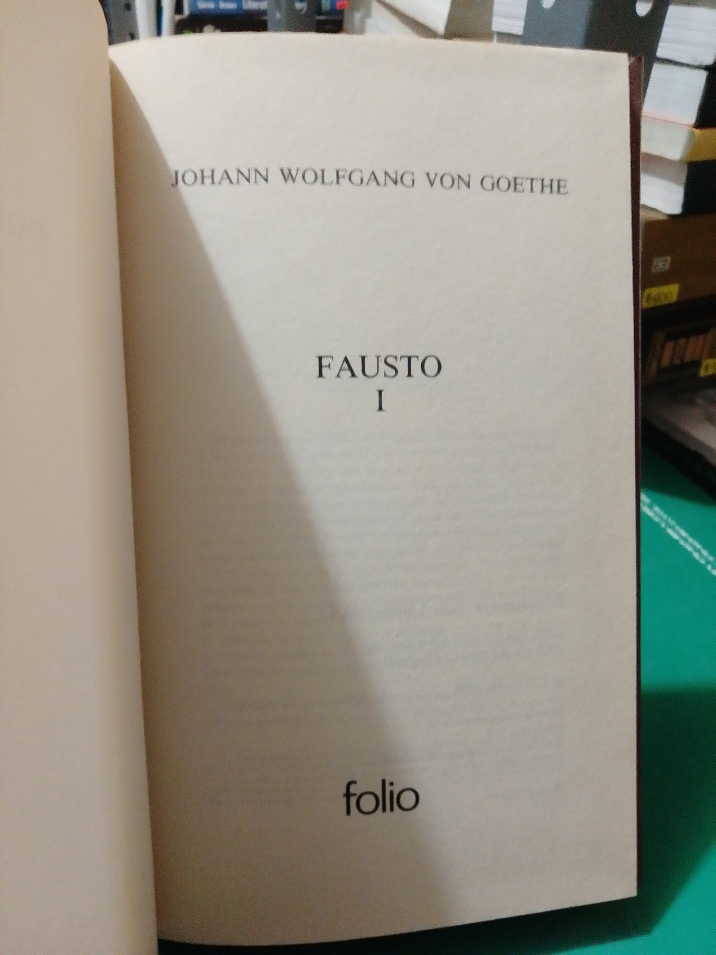 FAUSTO I POR GOETHE USADO NOVELA JUAREZ