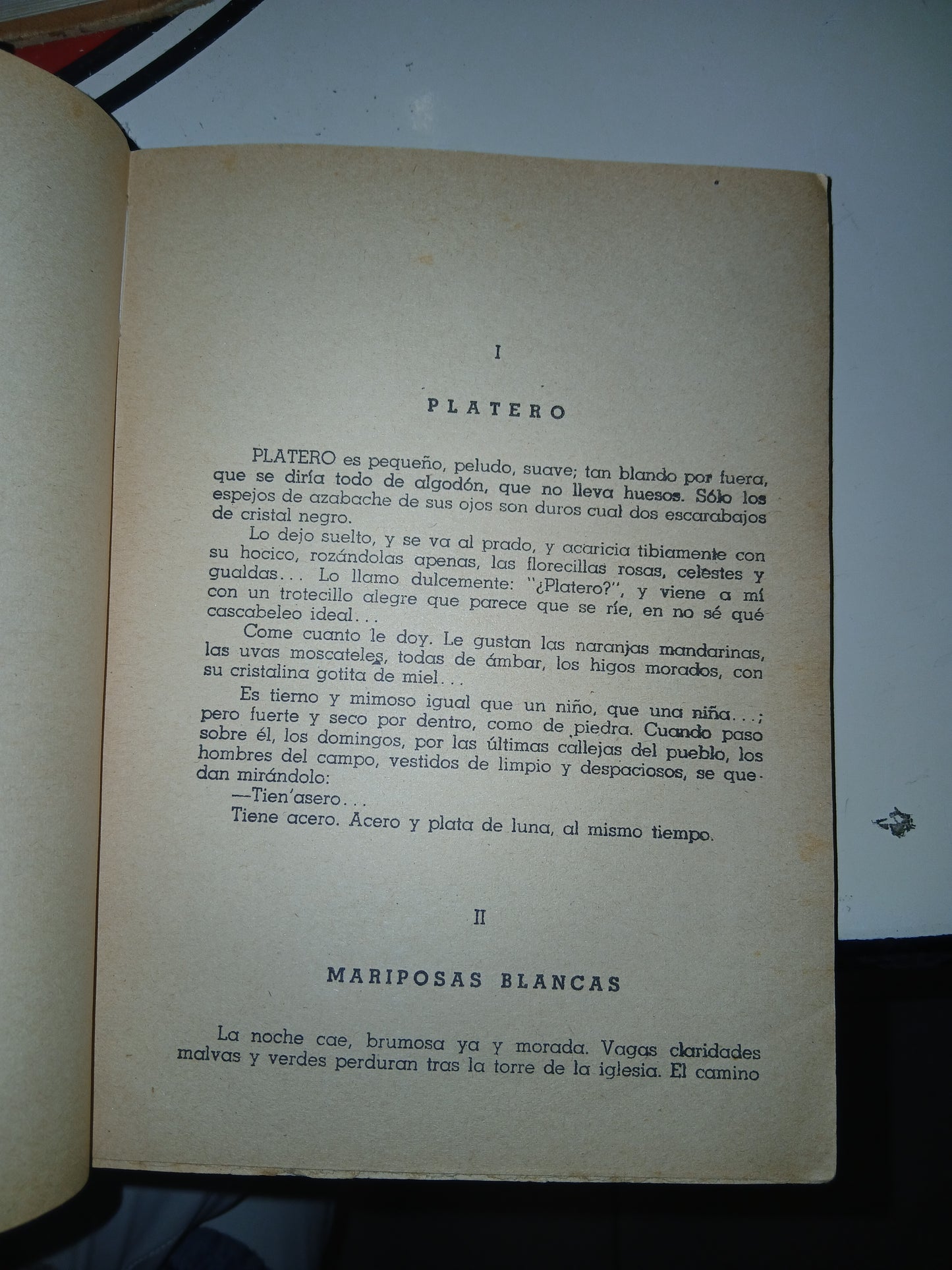 PLATERO Y YO POR JUAN RAMÓN JIMÉNEZ USADO NOVELA LITERARIO 207
