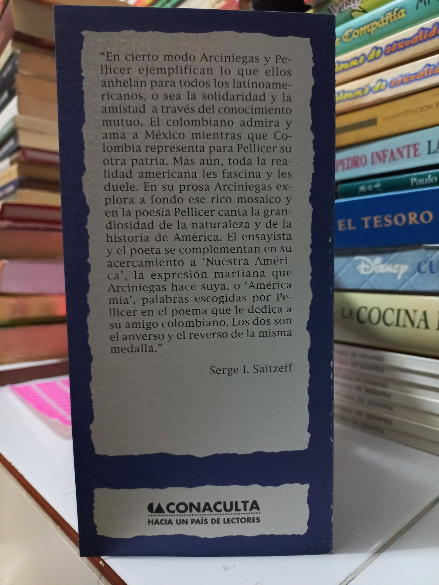 CORRESPONDENCIA ENTRE CARLOS PELLICER Y GERMÁN ARCINIEGAS POR SERGE I. ZAÏTZEFF USADO NOVELA JUÁREZ
